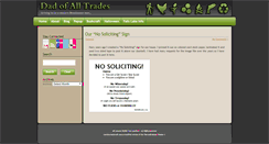 Desktop Screenshot of dadofalltrades.com